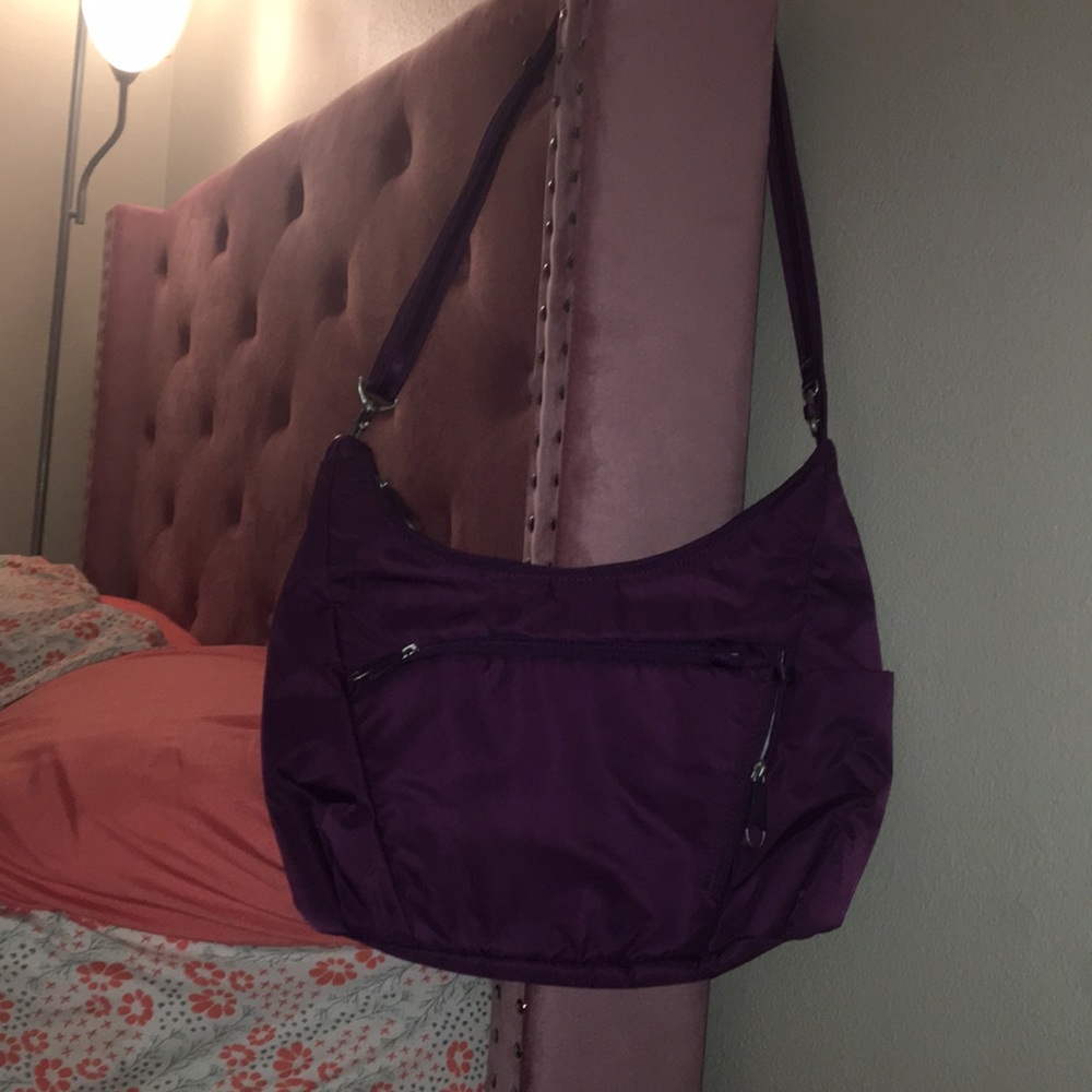PURPLE CROSSBODY BAG